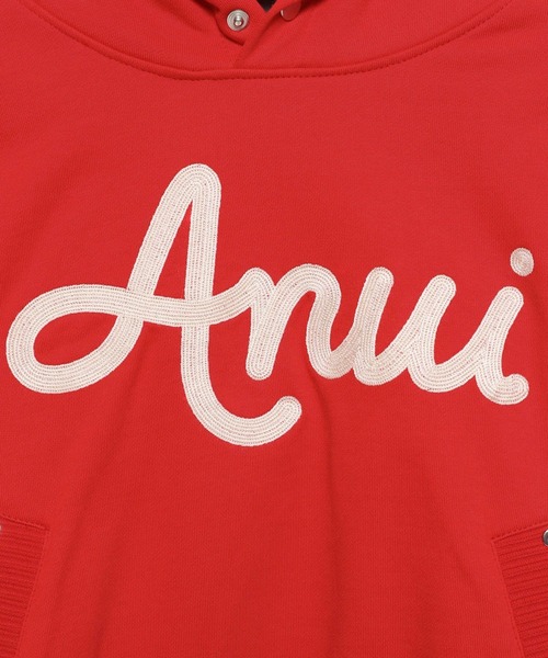 「Anui」 プルオーバーパーカー SMALL ブラック レディース_画像8