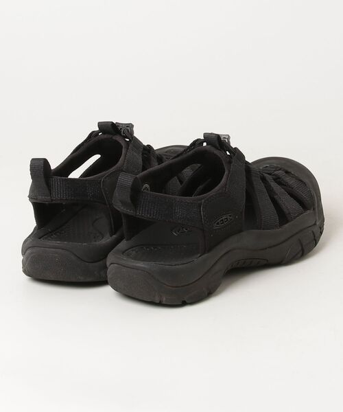 KEEN（キーン） フラットサンダル 24cm ブラック レディース 