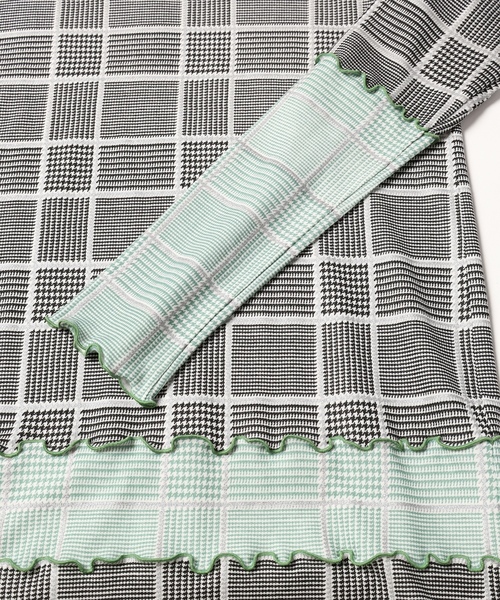 「mintdesigns」 長袖ワンピース 2 サックスブルー レディース_画像7