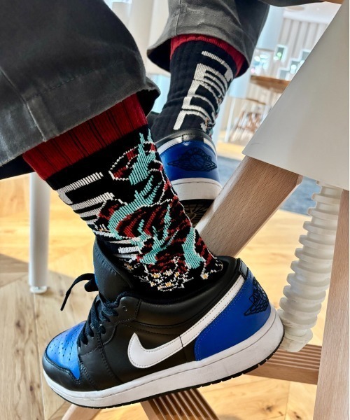 TENGA（テンガ） 靴下 TENGA×ching＆co Burning Tiger Socks メンズ