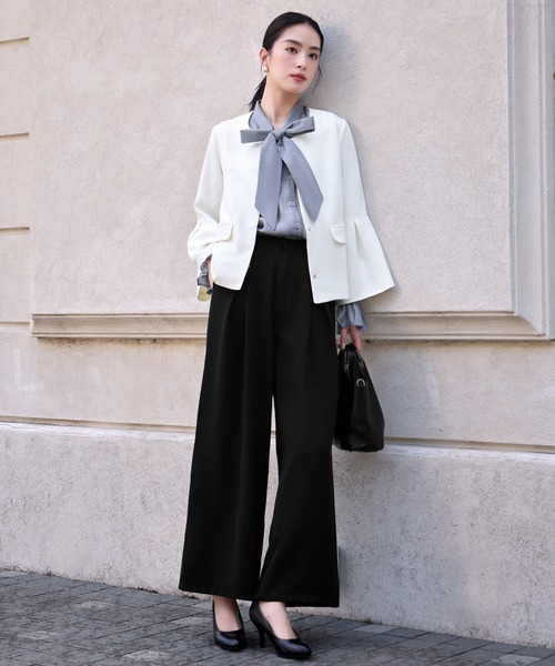 「DRESS PLUS」 セットアップ S ホワイト レディース_画像4