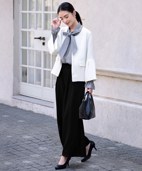 「DRESS PLUS」 セットアップ S ホワイト レディース_画像7