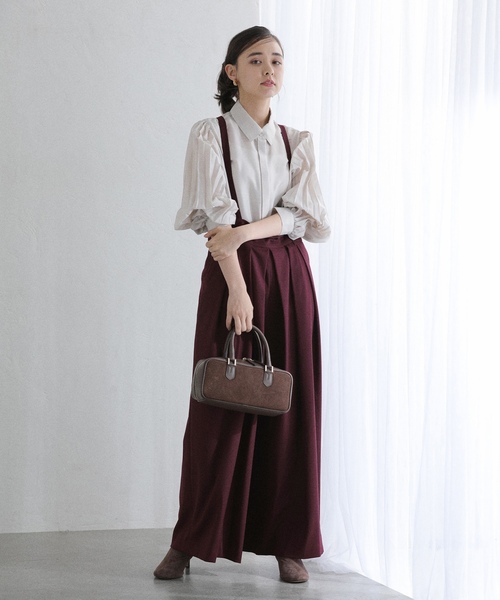 「MARECHAL TERRE」 スラックス FREE チャコールグレー レディース_画像5