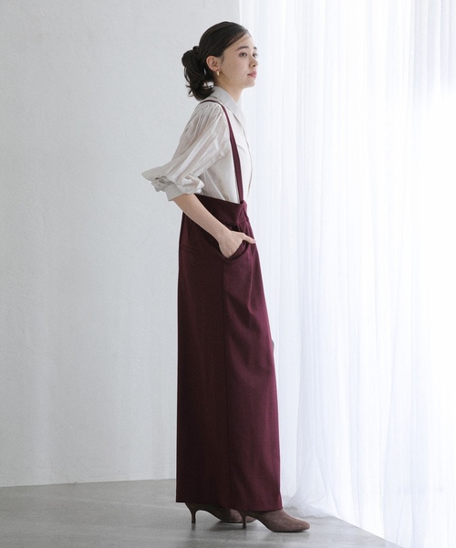 「MARECHAL TERRE」 スラックス FREE チャコールグレー レディース_画像6