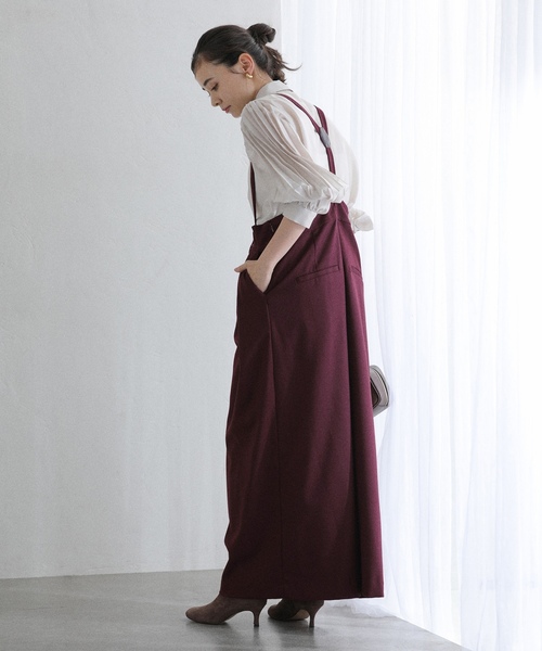 「MARECHAL TERRE」 スラックス FREE チャコールグレー レディース_画像7