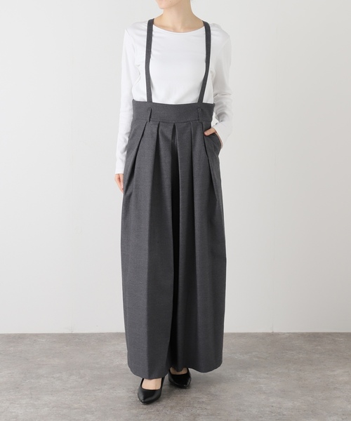 「MARECHAL TERRE」 スラックス FREE チャコールグレー レディース_画像8