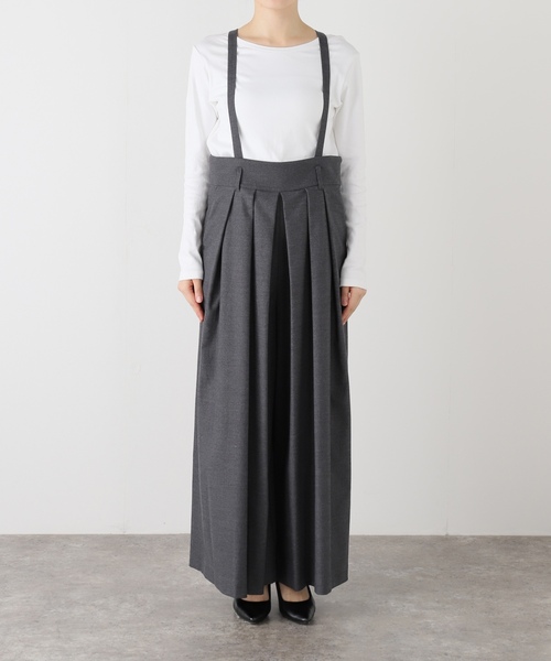 「MARECHAL TERRE」 スラックス FREE チャコールグレー レディース_画像9