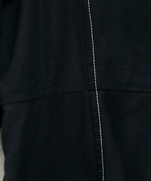 「natural couture」 半袖ワンピース MEDIUM インディゴブルー レディース_画像6