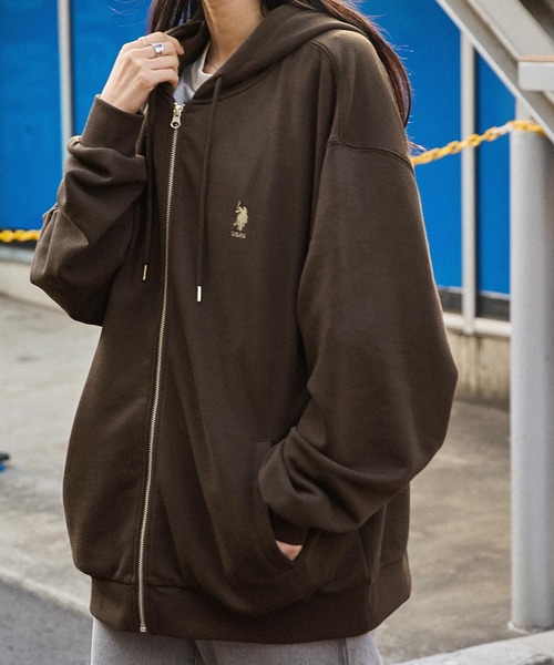 U.S. POLO ASSN.（ユーエスポロアッスン） ジップアップパーカー M 