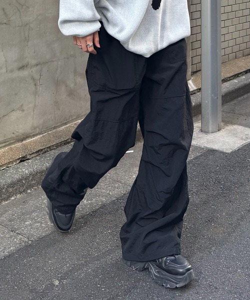 「Confirm」 イージーパンツ M ブラック メンズ_画像4