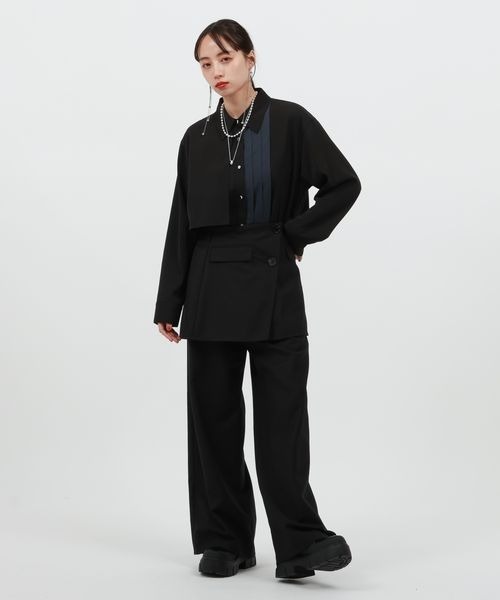 「HARE」 長袖シャツ FREE ブルー レディース_画像7