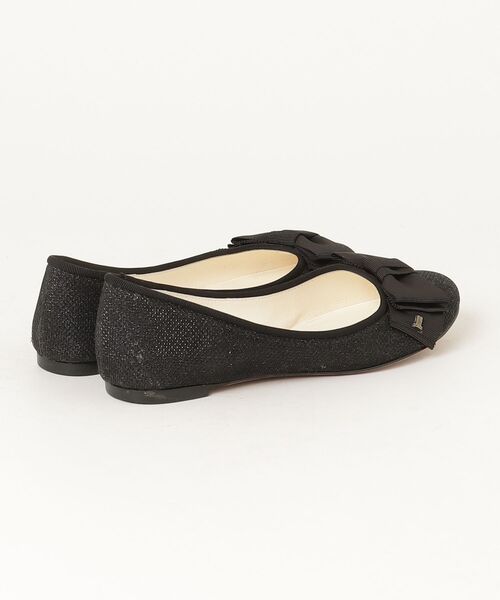 「LANVIN en Bleu」 フラットパンプス 22.5cm ブラック レディース_画像2