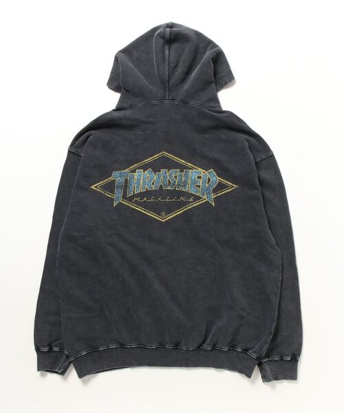 「THRASHER」 プルオーバーパーカー X-LARGE ブラック系その他 メンズ_画像2