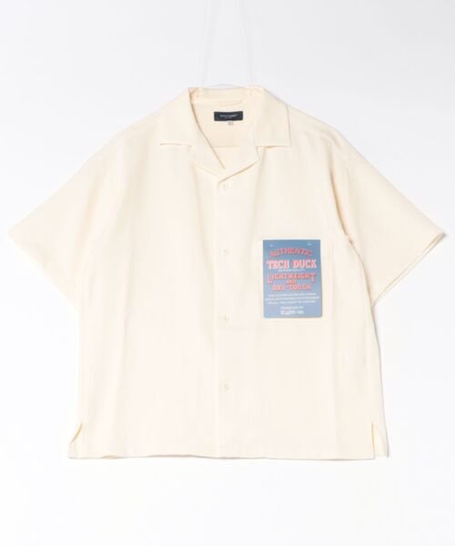BACK NUMBER シャツ 「BACK NUMBER」ダックライク半袖シャツ (ワーク