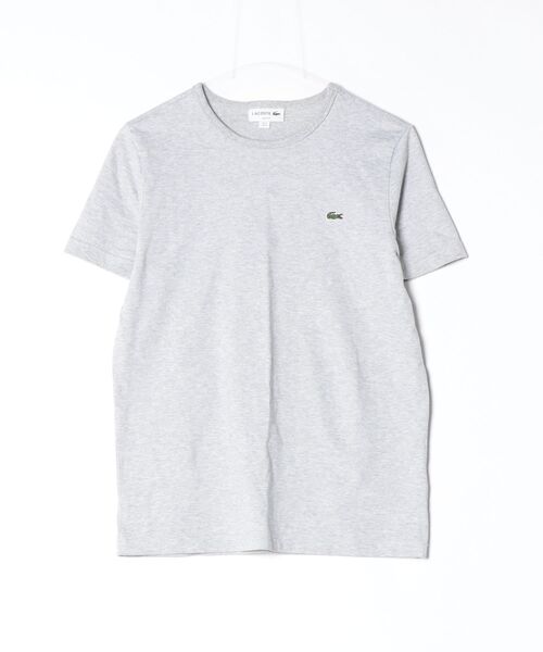 LACOSTE（ラコステ） 半袖Tシャツ M ライトグレー メンズ : ZOZOTOWN