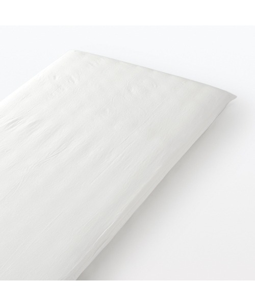 無印良品（MUJI） ベッド 寝具 洗いざらし敷ふとんカバー・S 100