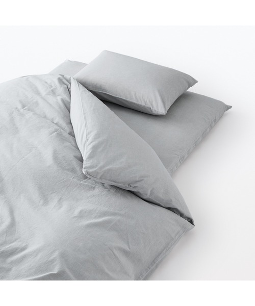 無印良品（MUJI） ベッド 寝具 洗いざらし敷ふとんカバー・S 100