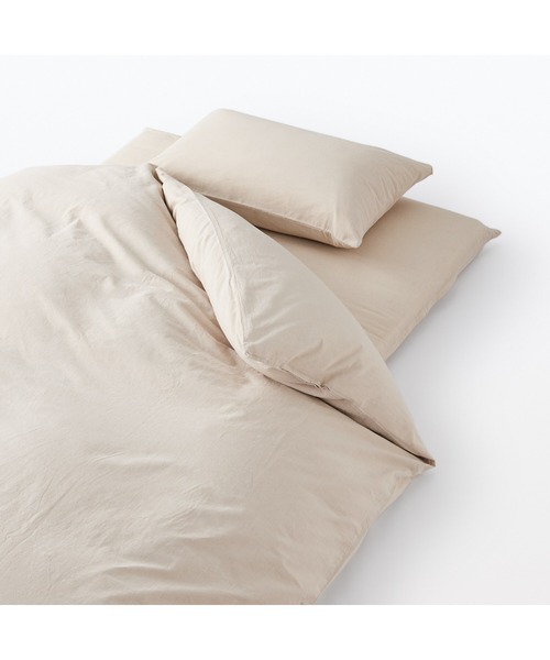 無印良品（MUJI） ベッド 寝具 洗いざらし敷ふとんカバー・S 100