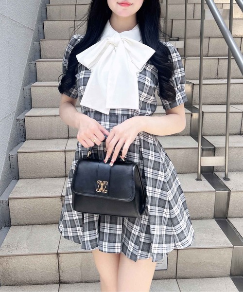 INGNI（イング） ワンピース 半袖 「WEB限定」チェック柄シャツ