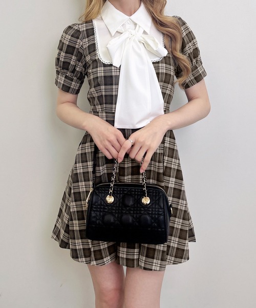 INGNI（イング） ワンピース 半袖 「WEB限定」チェック柄シャツ
