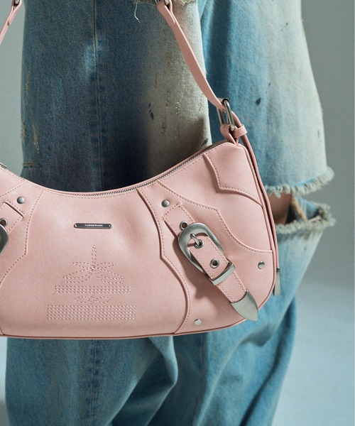 CAMPHOR WOOD ショルダーストラップ ショルダーバッグ FAUX LEATHER