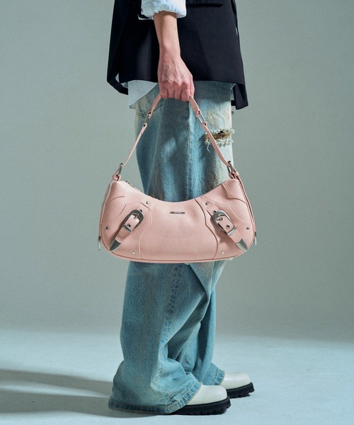 CAMPHOR WOOD ショルダーストラップ ショルダーバッグ FAUX LEATHER
