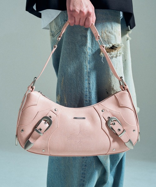 CAMPHOR WOOD ショルダーストラップ ショルダーバッグ FAUX LEATHER