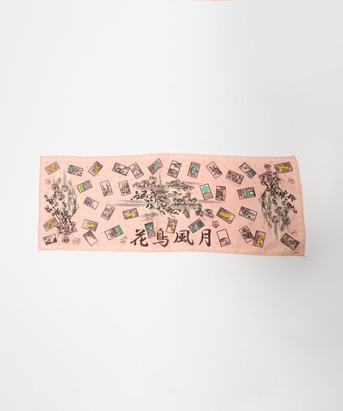 BINDU（ビンドゥー） スカーフ バンダナ 「別注」「BINDU」花鳥風月