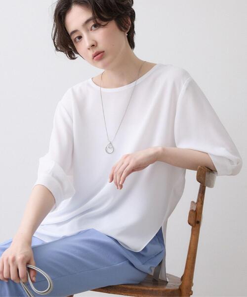 新品未使用】Dessin デッサン スキッパーライトブラウス S Dessin 
