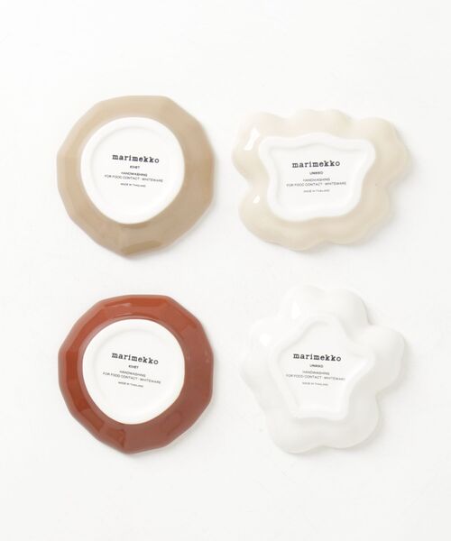marimekko（マリメッコ） 食器 Unikko＆Kivet / Shape Plate 4pcs