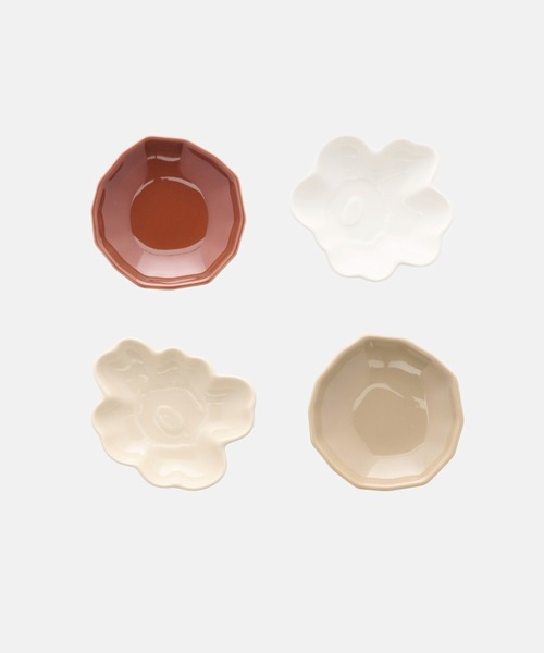 marimekko（マリメッコ） 食器 Unikko＆Kivet / Shape Plate 4pcs