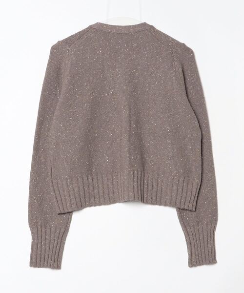 「Demi-Luxe BEAMS」 ニットカーディガン ONE SIZE グレー レディース_画像2