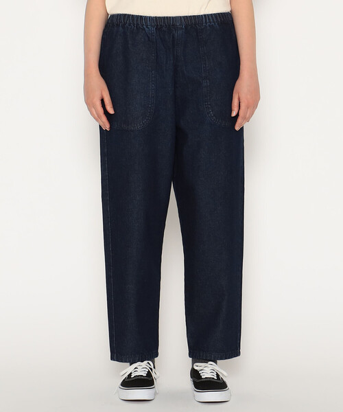 「DANTON」 デニムパンツ 38 インディゴブルー レディース_画像3