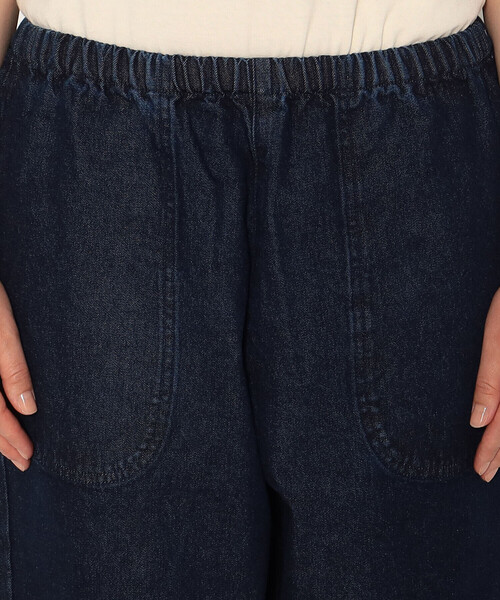 「DANTON」 デニムパンツ 38 インディゴブルー レディース_画像8