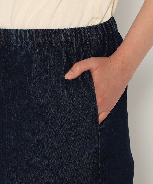 「DANTON」 デニムパンツ 38 インディゴブルー レディース_画像9