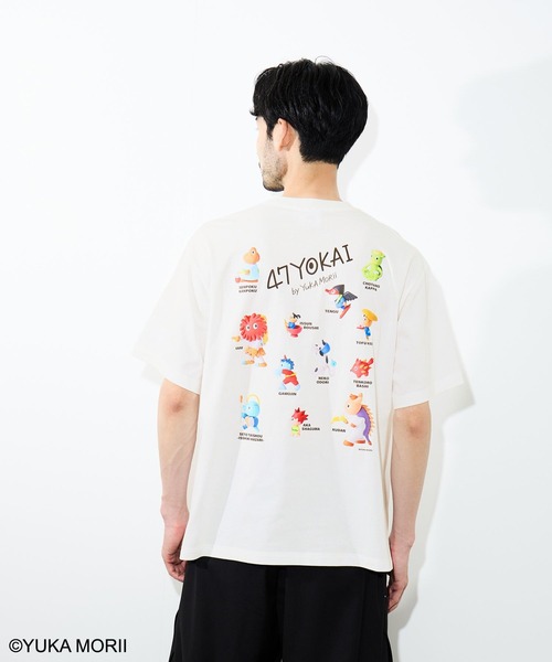 tシャツ 「47YOKAI /47ようかい」YOKAIいっぱいTシャツ メンズ