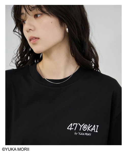 tシャツ 「47YOKAI /47ようかい」YOKAIいっぱいTシャツ メンズ