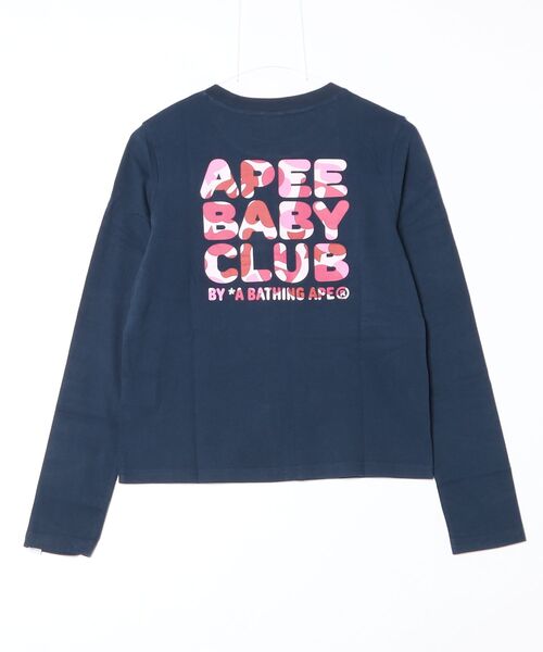APEE tシャツ CAMO APEE BABY PRINTED LS TEE #1 レディース 