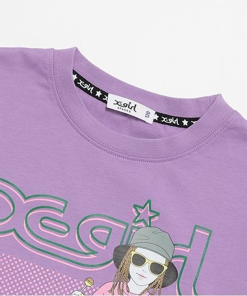 「X-girl Stages」 「KIDS」長袖カットソー 130cm ブラック キッズ_画像8