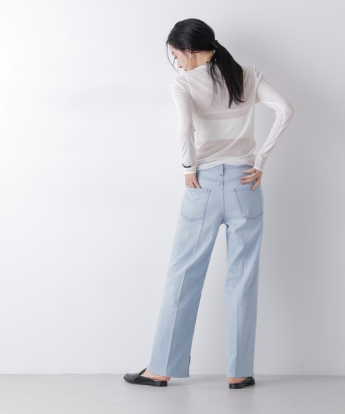 「Healthy denim」 デニムパンツ 24 ライトブルー レディース_画像6