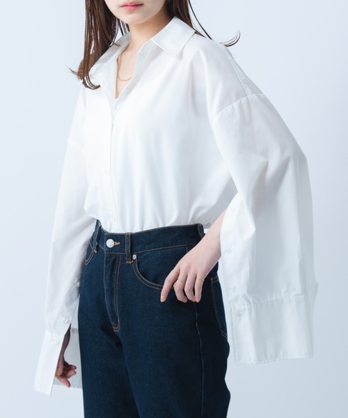 DEUXIEME CLASSE - ella  即完売   ロング スリット ブラウス  新型 DEUXIEME CLASSE - ella 即完売 ロング スリット ブラウス 新型