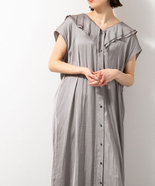 期間限定30 Off ワンピース ビンテージサテンラッフルカラージャンパーワンピース ワンピース チュニック レディースファッション ファッション 17 047 Www Jesuitnola Org