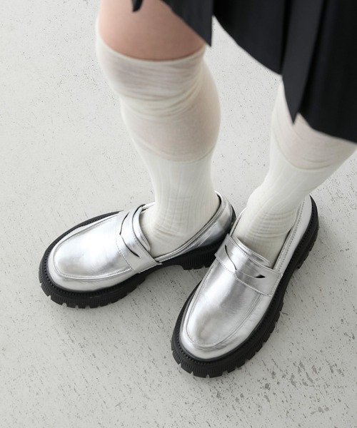 forksy.（フォルクシー） ローファー 「forksy.」厚底トラックソール