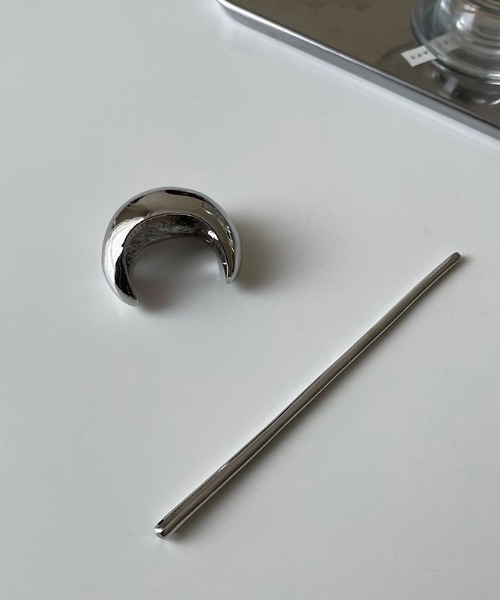 ヘアピン HALF MOON METAL HAIR CUFF : ZOZOTOWN Yahoo!店
