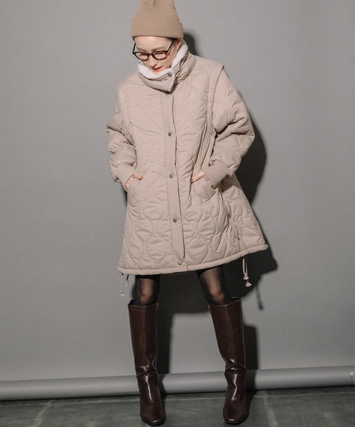 y2k♥️クレージュ courreges/⭐アイボリージャケット/コート/38 SHENERY（シーナリー）の「【スタッフからも好調】ダブルフェイス