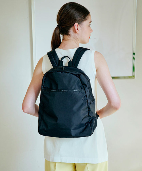 【未使用級】レスポートサックDAILY BACKPACKリュック定番黒 LeSportsac（レスポートサック） デイバック リュック DAILY BACKPACK