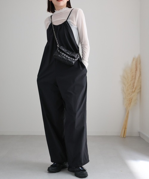 ap retro サロペット オーバーオール ナイロンサロペットPT レディース