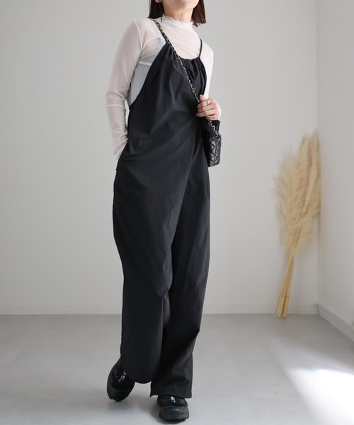 ohga ブラックサロペット・オーバーオール ohga ブラックサロペット