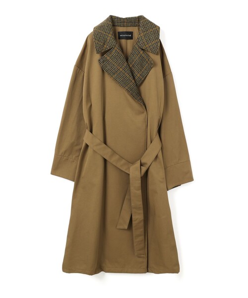 mizuiroind（ミズイロインド） コート アウター ワイドロングコート