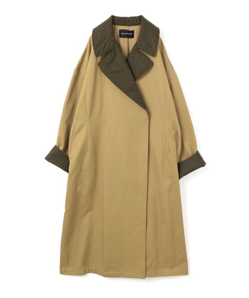 mizuiroind（ミズイロインド） コート アウター ワイドロングコート